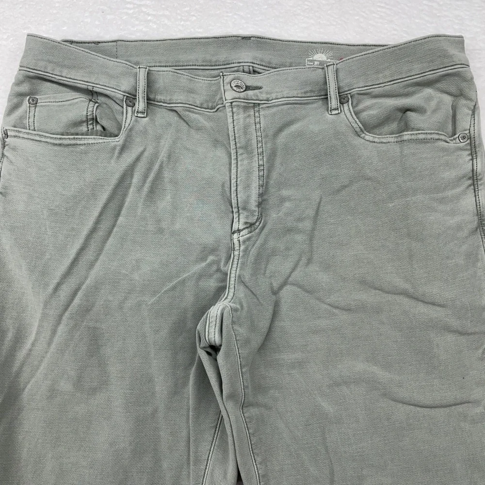 Faherty Brand Mens Size 40 Gray Slim‎ Fit Denim Pants Casual Everyday Trousers